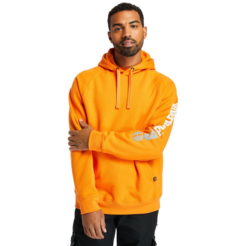 Sudadera Timberland Hombre Pro® Hood Honcho Sport Hoodie Naranjas - Chile XLG-295346